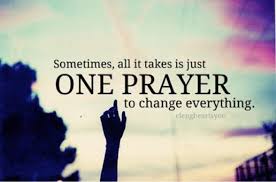 one prayer